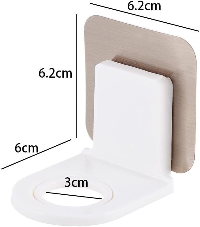 3 Pack Shampoo Holder Shower Gel Bottle Rack Hook Bracket Bathroom Wall Paste Shampoo Shelf Storage Seamless Hook - Image 2