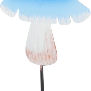 Creative Small Mushroom Wall Hook Adhesive Coat Hanger for Keys Hats Towels Bags Decorative Metal Wall-Mounted Organizer for Kitchen Bathroom Bedroom and Living Storage