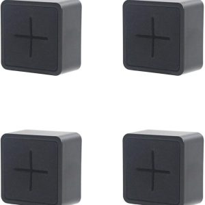 Kitchen Towel Hooks 4 Pack, Adhesive Push Towel Hooks for Kitchen, Hand and Dish Towels, Easy Installation, Ideal as Bathroom, Shower or Outdoor Towel Holders